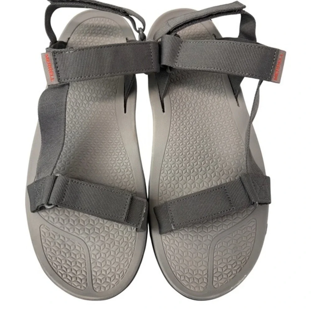 Merrell Breakwater Strap‎ Sandals 12 Charcoal Gray Vibram Sole Gray J135189